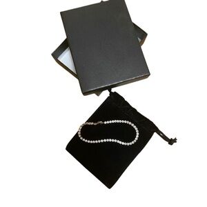 Macy’s Rose Gold CZ Cubic Zirconia Tennis Bracelet